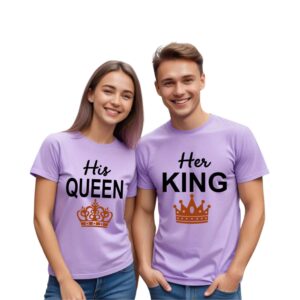 King Queen Couple T-Shirt