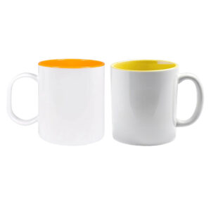 Inner Color Customize Couple Photo Mug
