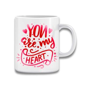 You Are My Heart  Couple Mug