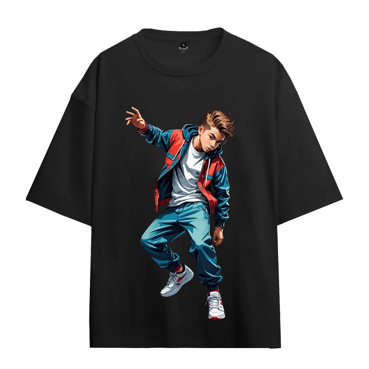 Urbanze Oversized T-Shirt – Dancing Boy