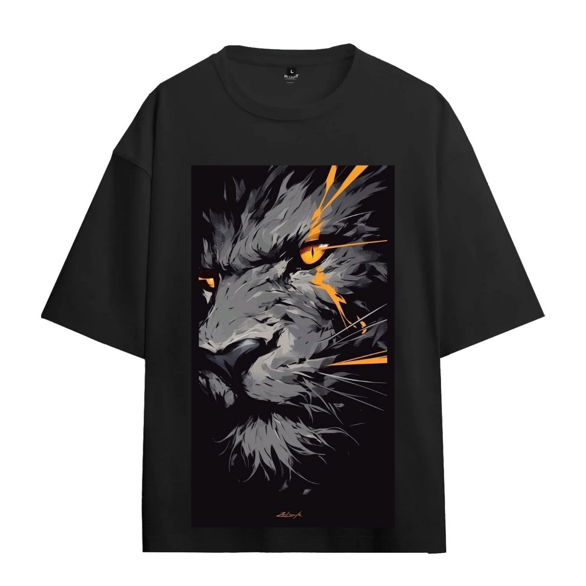 Urbanze Oversized T-Shirt – Dark Lion
