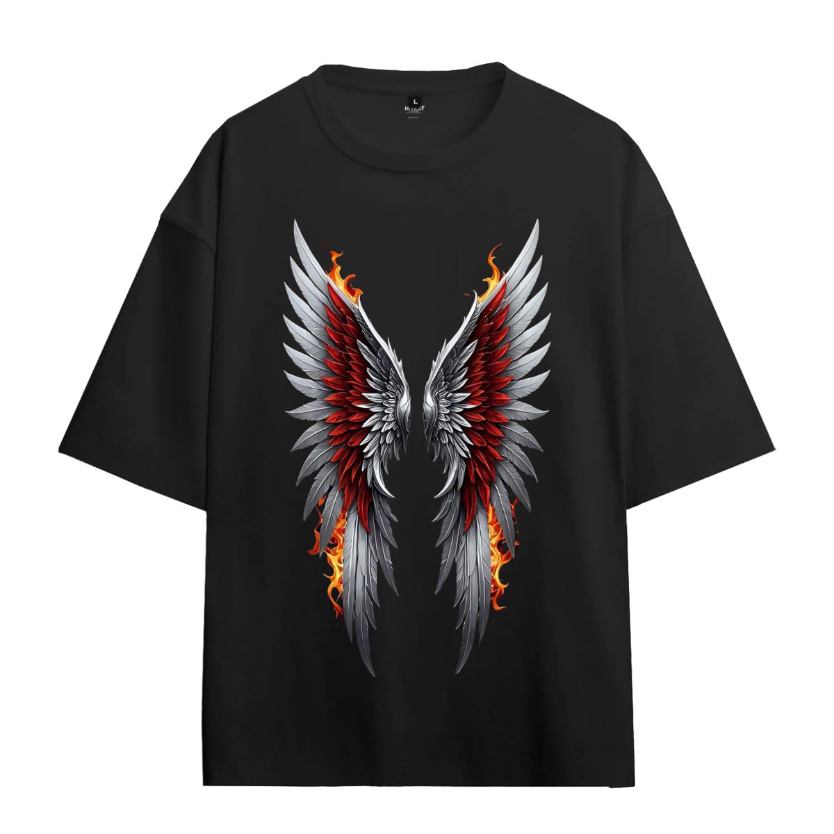 Urbanze Oversized T-Shirt – Wings Fire