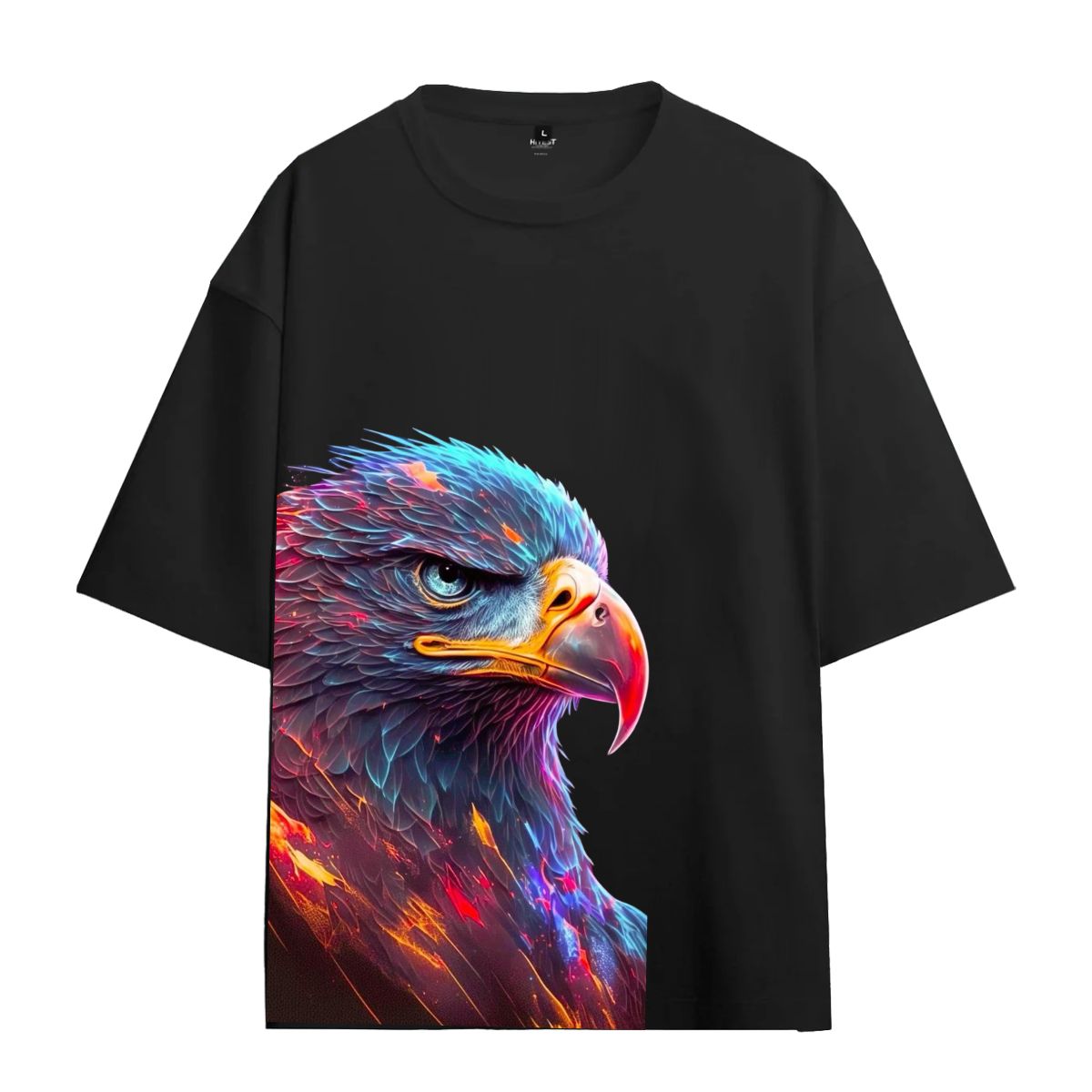Urbanze Oversized T-Shirt – Colorful Eagle