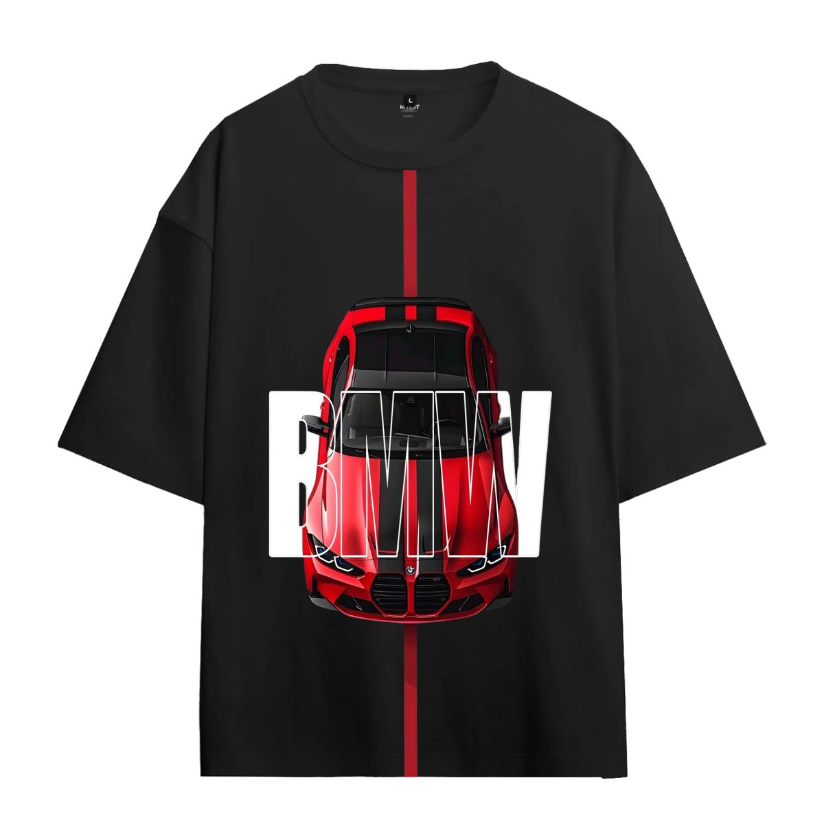 Urbanze Oversized T-Shirt – BMW Red Car