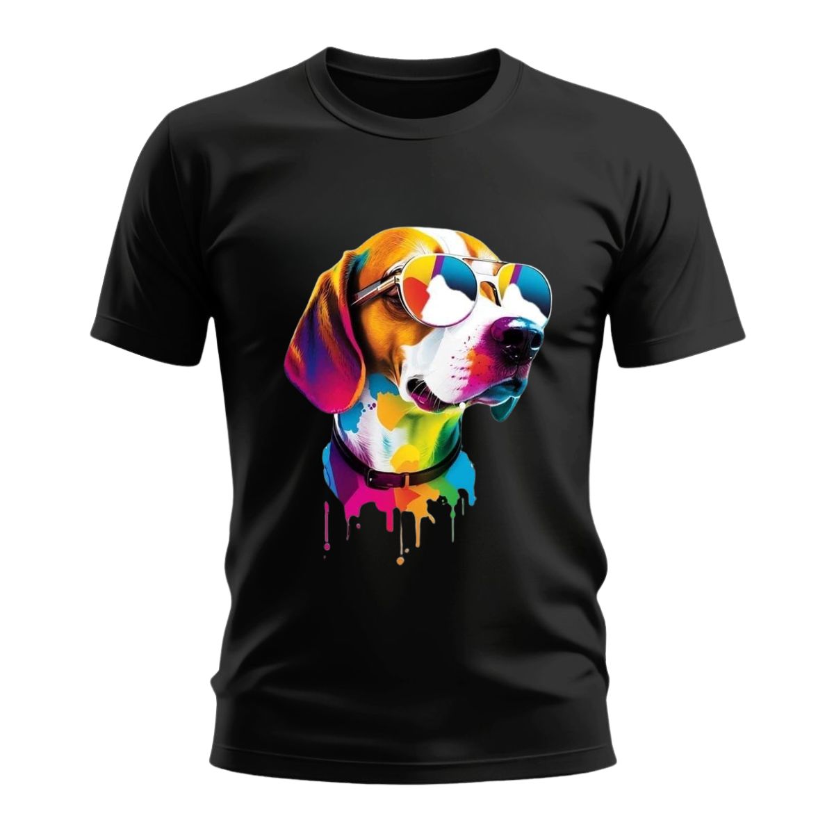 Dog With Glasses - Urbanze Regular T-Shirt
