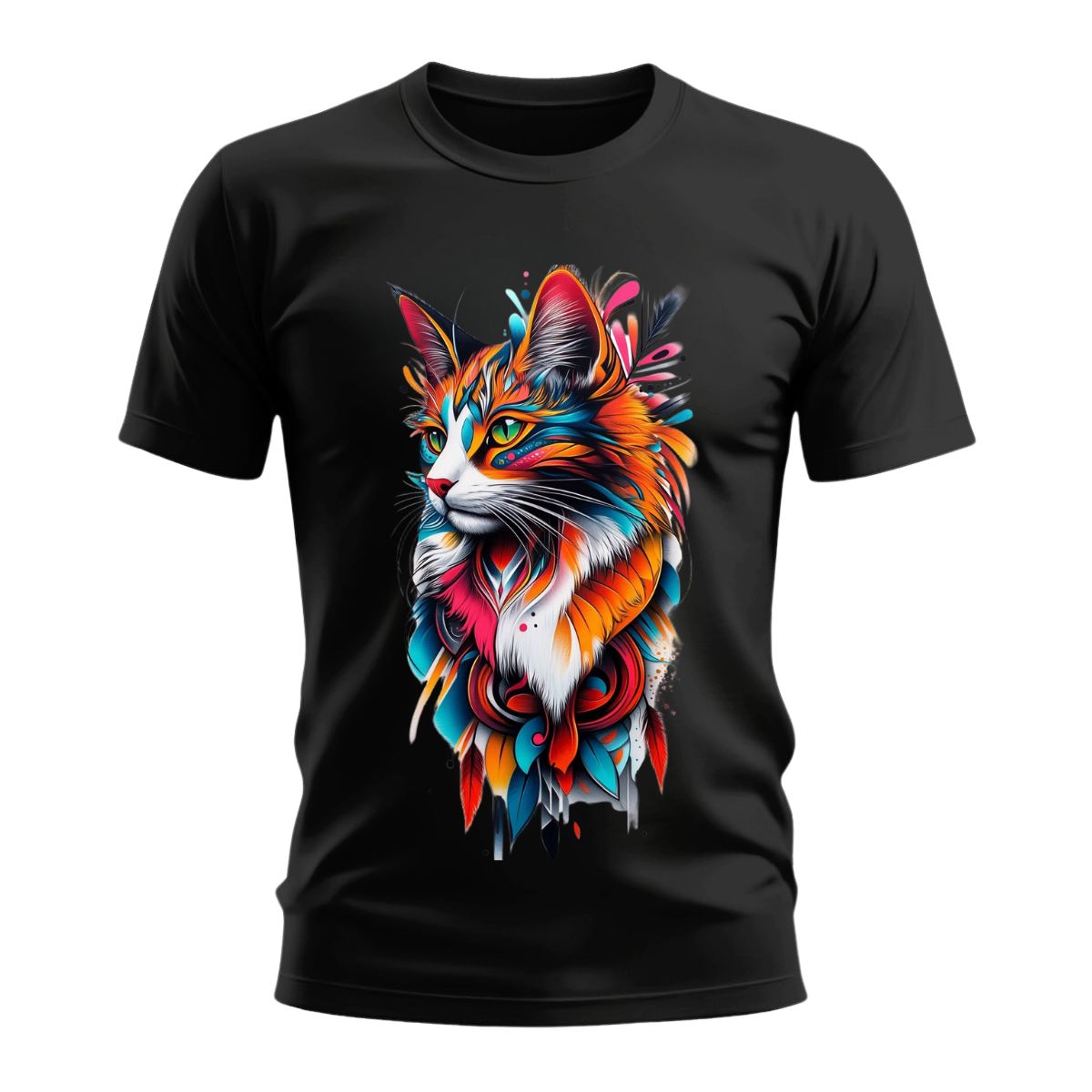 Colorful Cat - Urbanze Regular T-Shirt