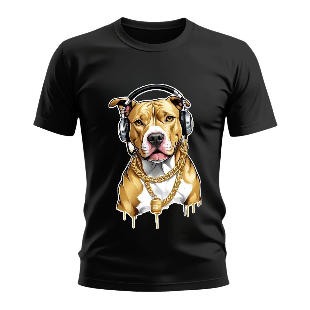 Dog With Headphones - Urbanze Regular T-Shirt