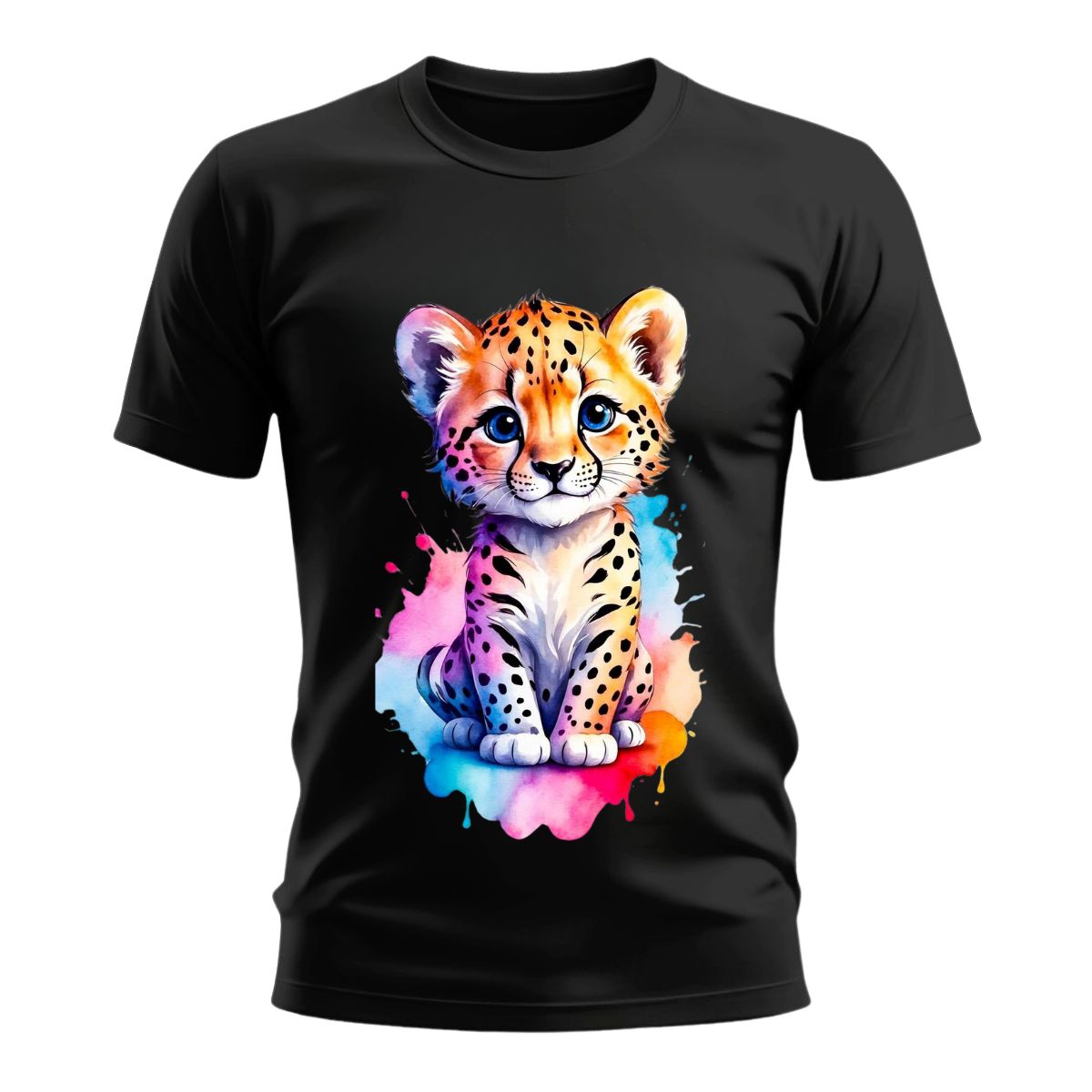 Cute Colorful Cat - Urbanze Regular T-Shirt