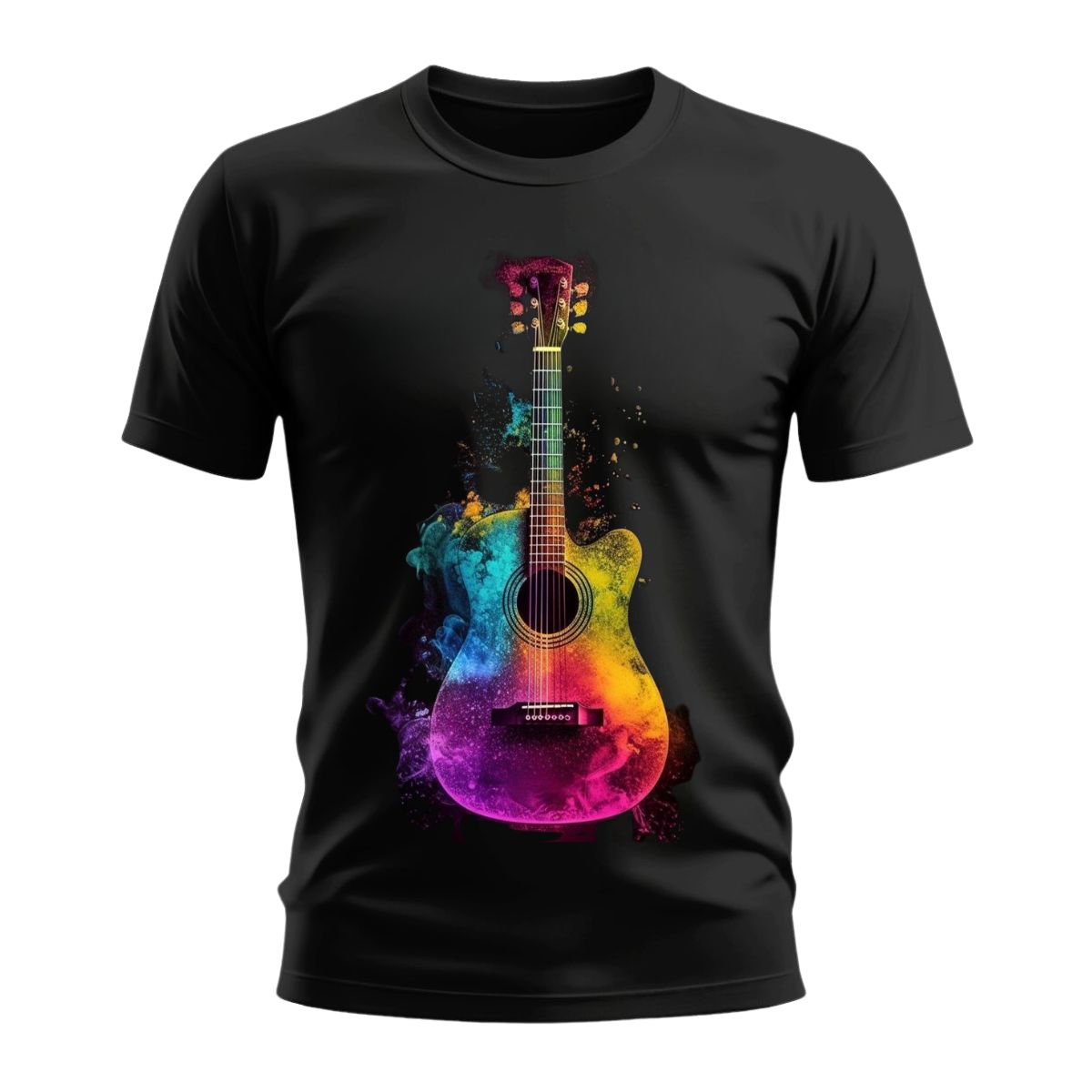 Colorful Guitar - Urbanze Regular T-Shirt