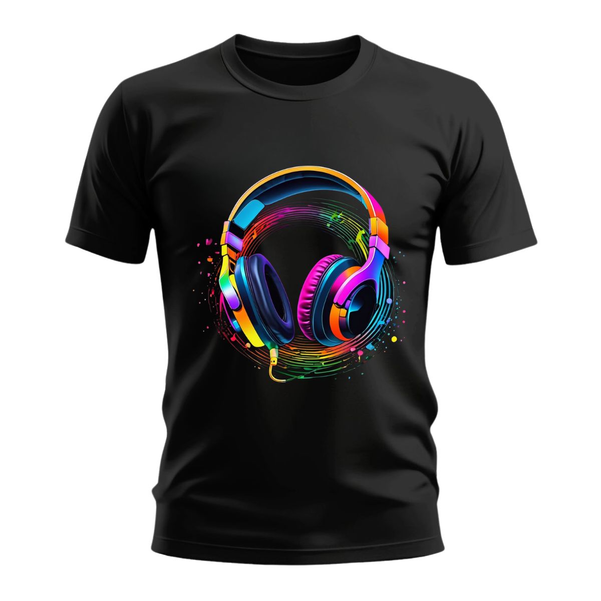 Colorful Headphones - Urbanze Regular T-Shirt
