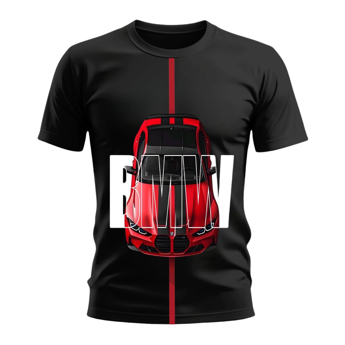 BMW Red Car - Urbanze Regular T-Shirt