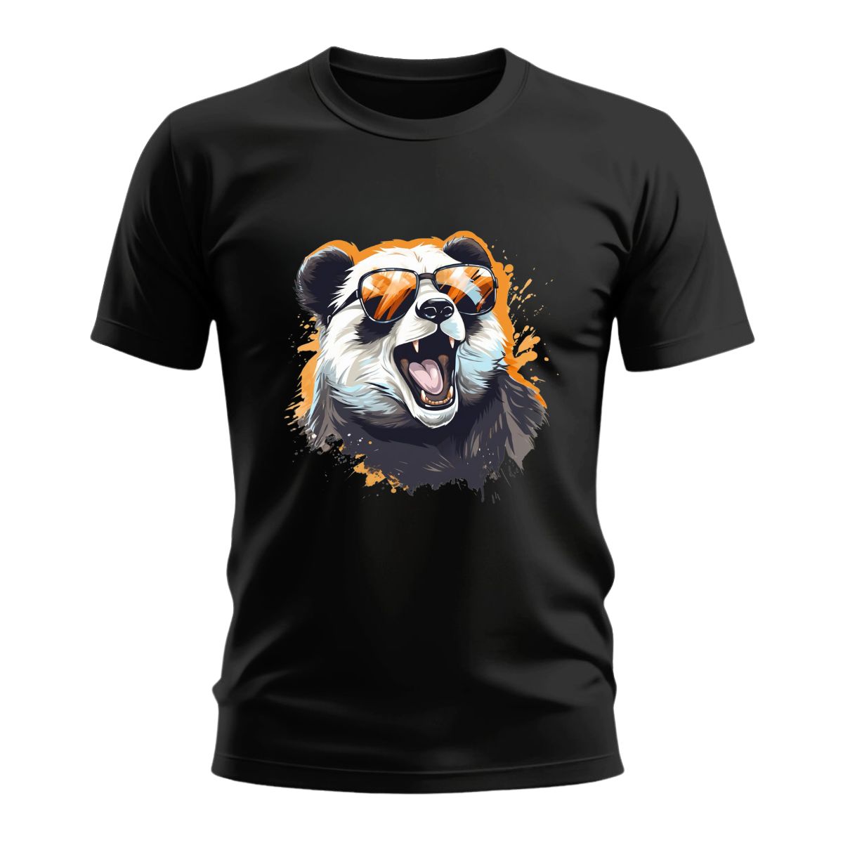 Panda With Glasses - Urbanze Regular T-Shirt