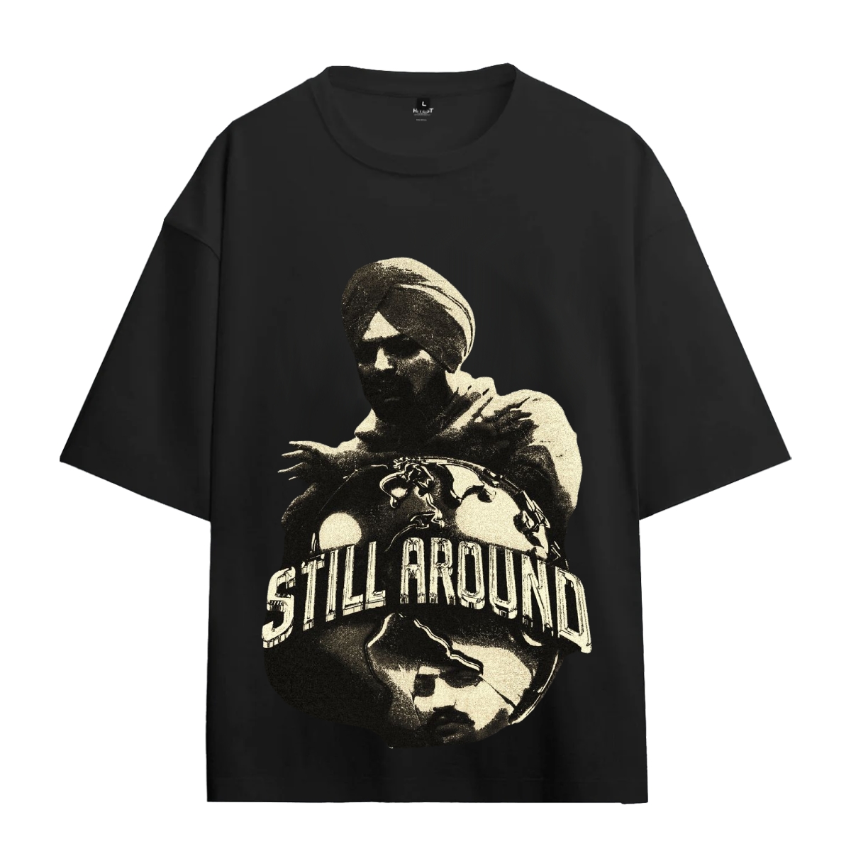 Still Around Sidhu Moosewala Oversized Printed T-shirt