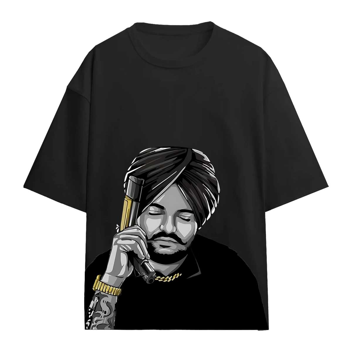 Sidhu Moosewala Men's Oversize T-Shirt